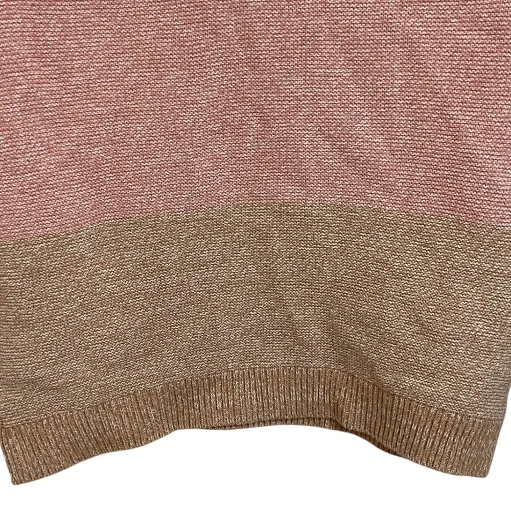 HM Kids Girls Colorblock Cotton Knit‎ Sweater Preppy Soft Girl CottageSize 8-10Y